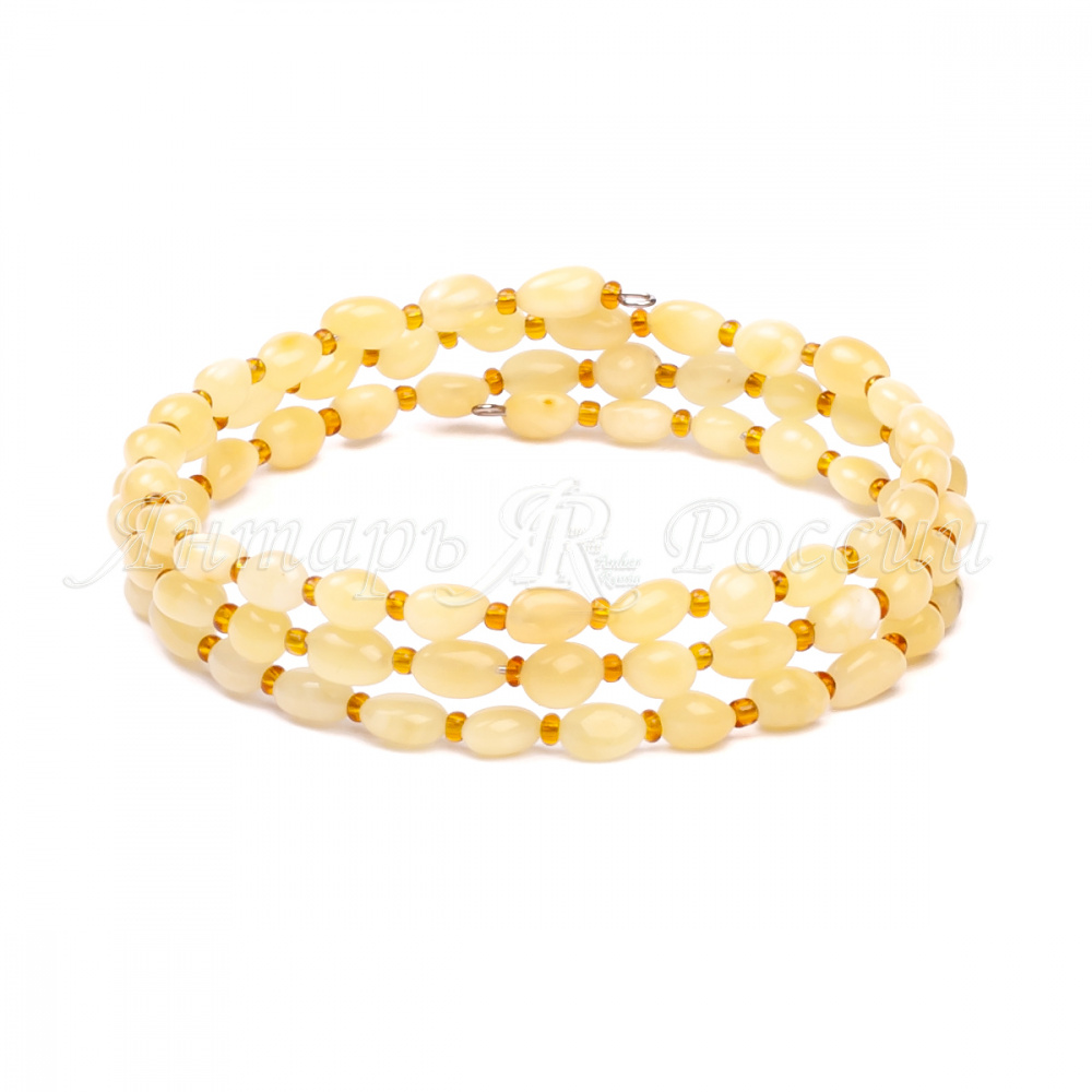 Браслеты на Струне Янтарные Браслеты на Струне Янтарные