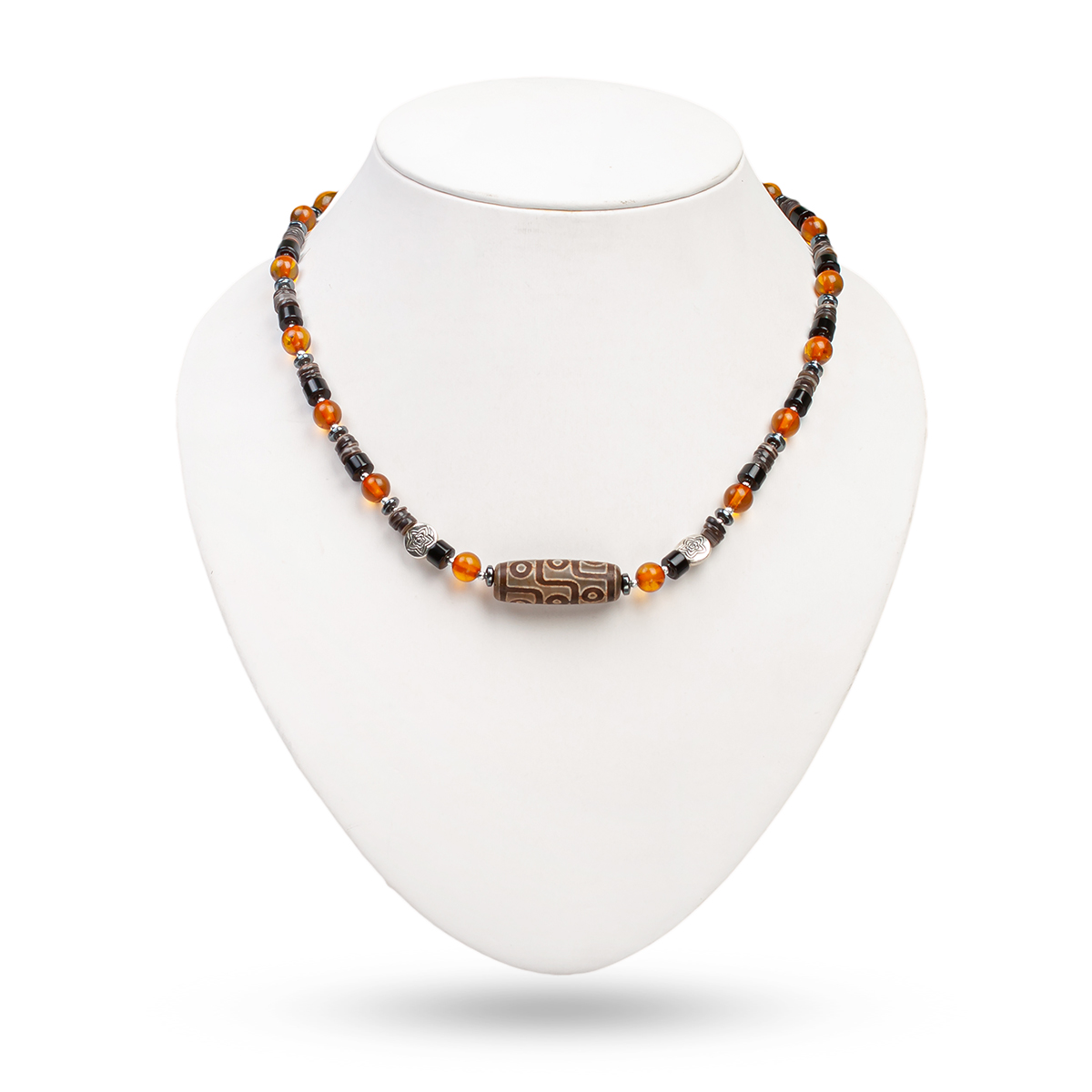 Бусы янтарные Фантазия